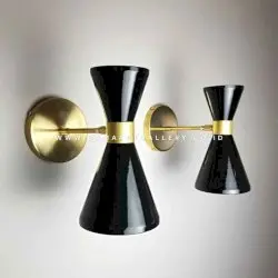 Lampu Dinding Minimalis Kuningan